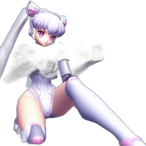 staff, robot, weapon, 3d render transparent PNG cut-out