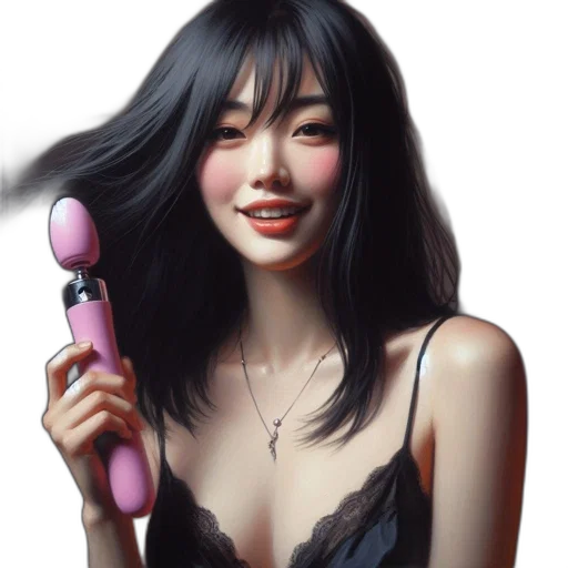 staff, weapon, face, hair transparent PNG cut-out