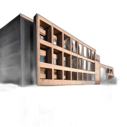 building, furniture, concept art, 3d render transparent PNG cut-out
