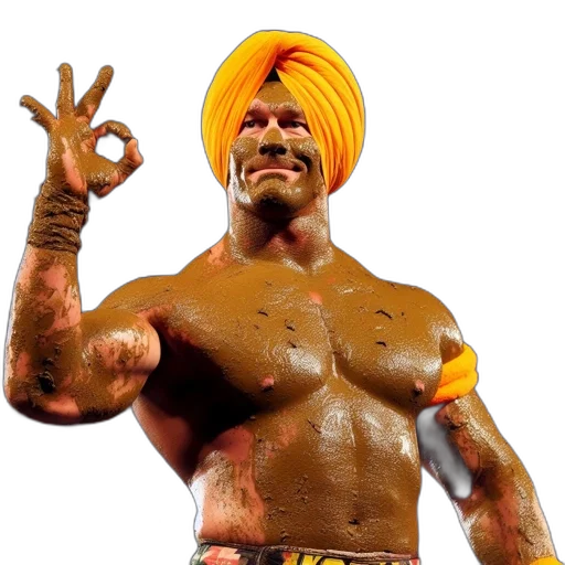 animal, 3d render, muscular, man transparent PNG cut-out