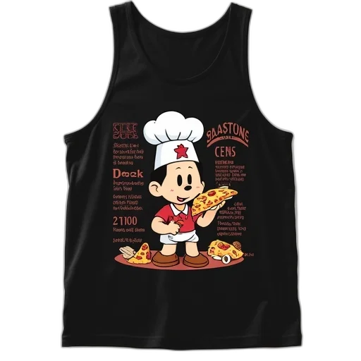 food, black, tank, top transparent PNG cut-out