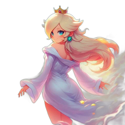 crown, dress, staff, concept art transparent PNG cut-out