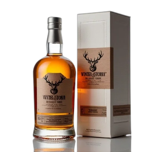 bottle, winter, storm, whiskey transparent PNG cut-out