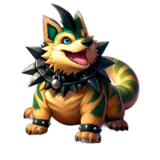 dragon, animal, staff, creature transparent PNG cut-out