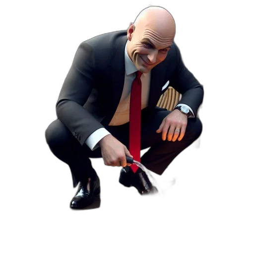 staff, weapon, face, jacket transparent PNG cut-out