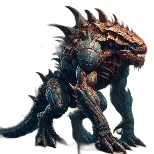 dragon, creature, animal, staff transparent PNG cut-out