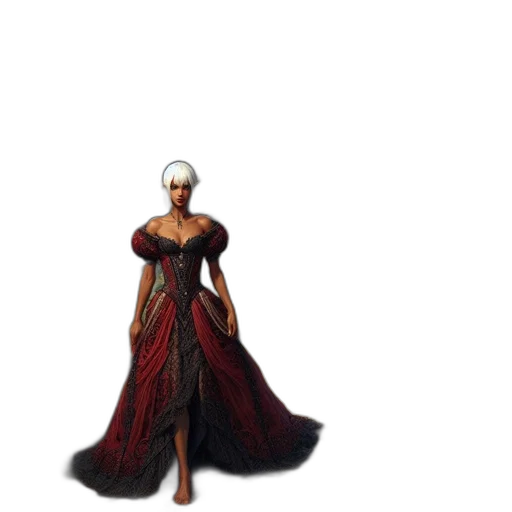dress, staff, crown, sword transparent PNG cut-out