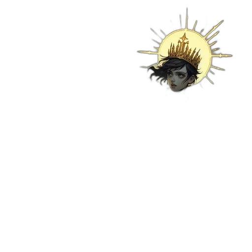 animal, crown, creature, flower transparent PNG cut-out