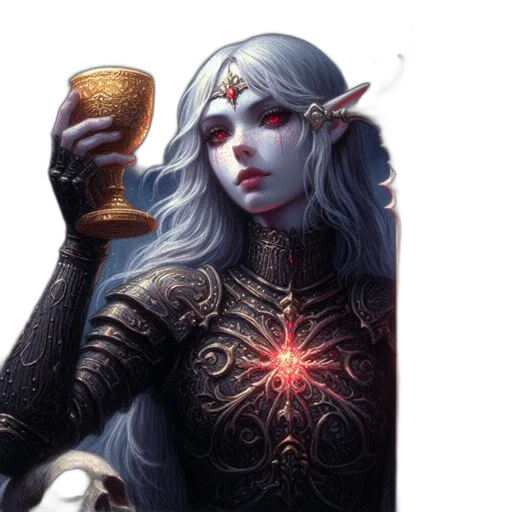 dragon, staff, sword, fantasy art transparent PNG cut-out