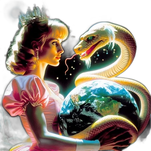 fantasy art, concept art, vaporwave, outer space transparent PNG cut-out