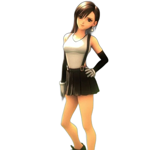dress, staff, 3d render, concept art transparent PNG cut-out