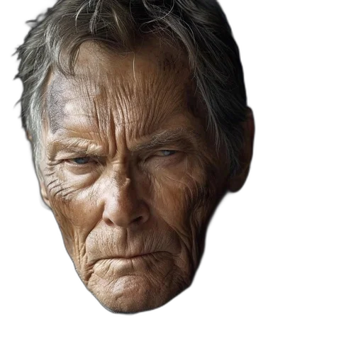 face, mask, photorealistic, 3d render transparent PNG cut-out