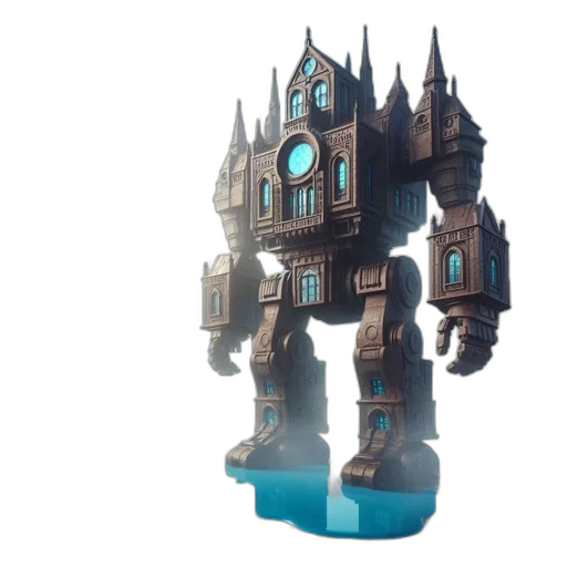 robot, weapon, building, furniture transparent PNG cut-out
