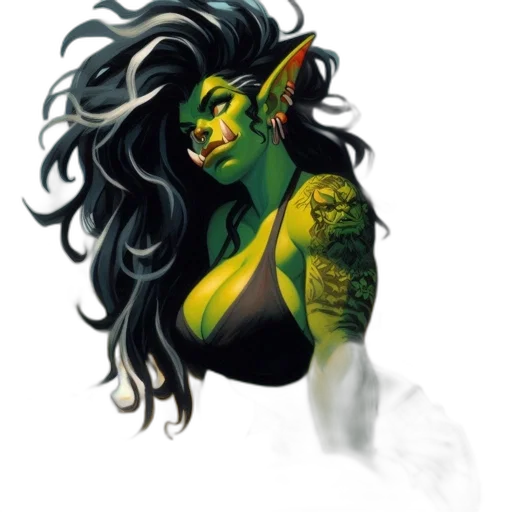 fantasy art, concept art, comic book art, pixel art transparent PNG cut-out