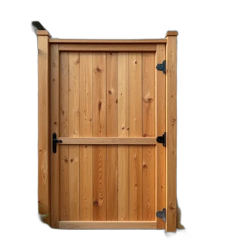 furniture, 3d render, timber, fence transparent PNG cut-out