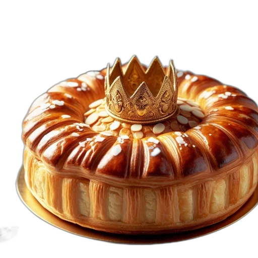 crown, food, jewelry, 3d render transparent PNG cut-out