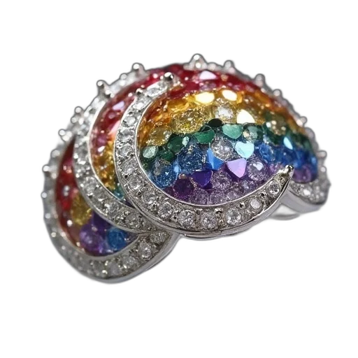jewelry, crown, hat, colorful transparent PNG cut-out