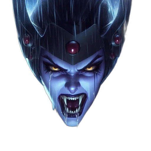 face, mask, crown, creature transparent PNG cut-out