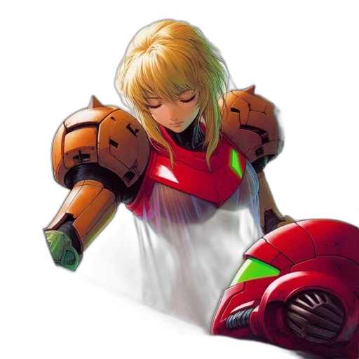 robot, weapon, jacket, sword transparent PNG cut-out