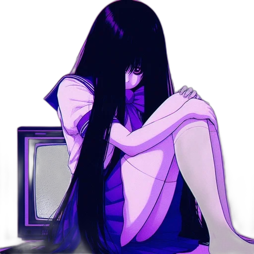 dress, hair, mask, creature transparent PNG cut-out