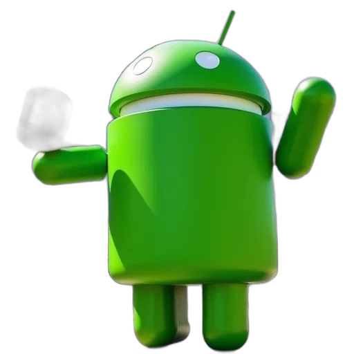 robot, staff, 3d render, concept art transparent PNG cut-out