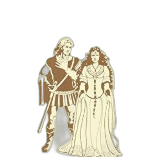 sword, dress, staff, crown transparent PNG cut-out