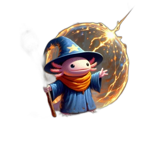 staff, hat, dragon, weapon transparent PNG cut-out