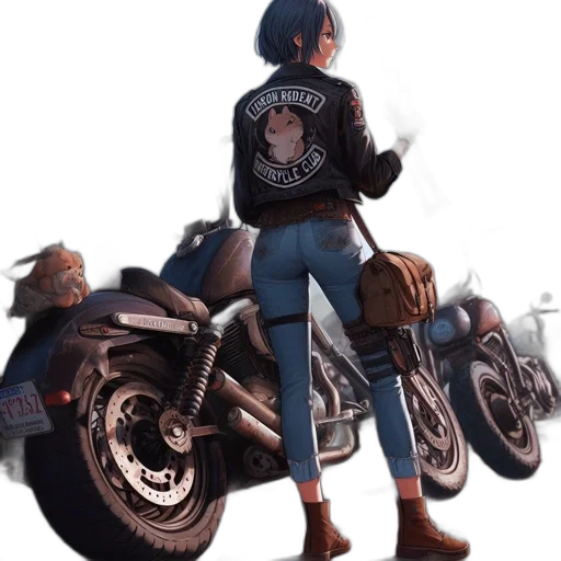 jacket, robot, concept art, comic book art transparent PNG cut-out