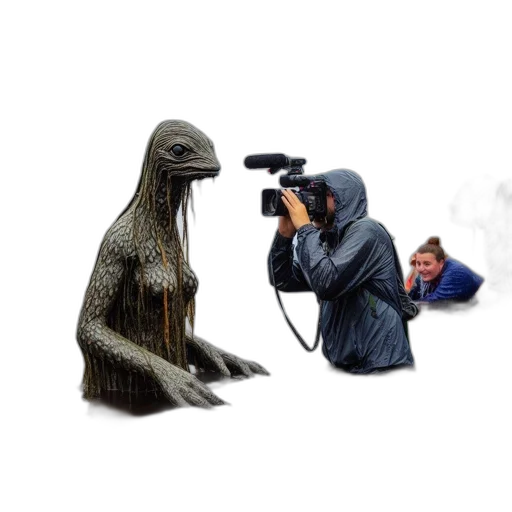 creature, animal, jacket, mask transparent PNG cut-out
