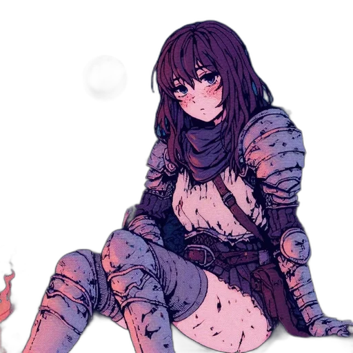 sword, dress, creature, weapon transparent PNG cut-out