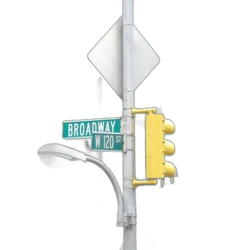 3d render, photorealistic, city street, street transparent PNG cut-out