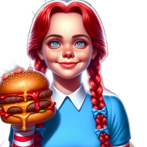food, staff, face, photorealistic transparent PNG cut-out