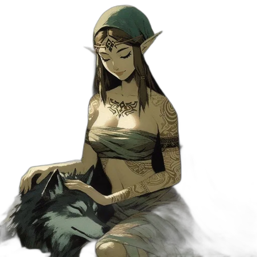mask, hat, staff, creature transparent PNG cut-out