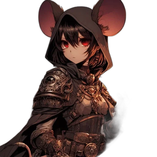 mask, weapon, hat, jacket transparent PNG cut-out
