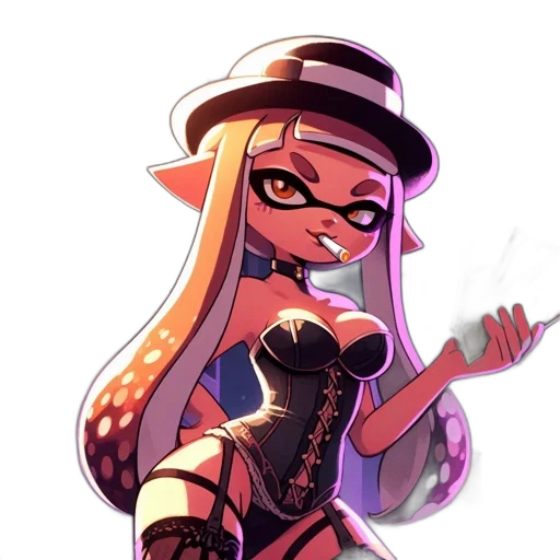 dress, weapon, hat, staff transparent PNG cut-out