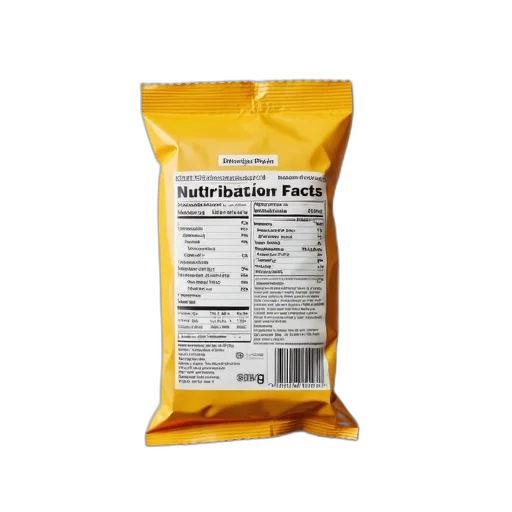 food, packet, nutrition, information transparent PNG cut-out