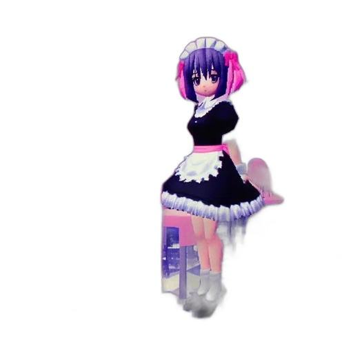 dress, robot, staff, weapon transparent PNG cut-out