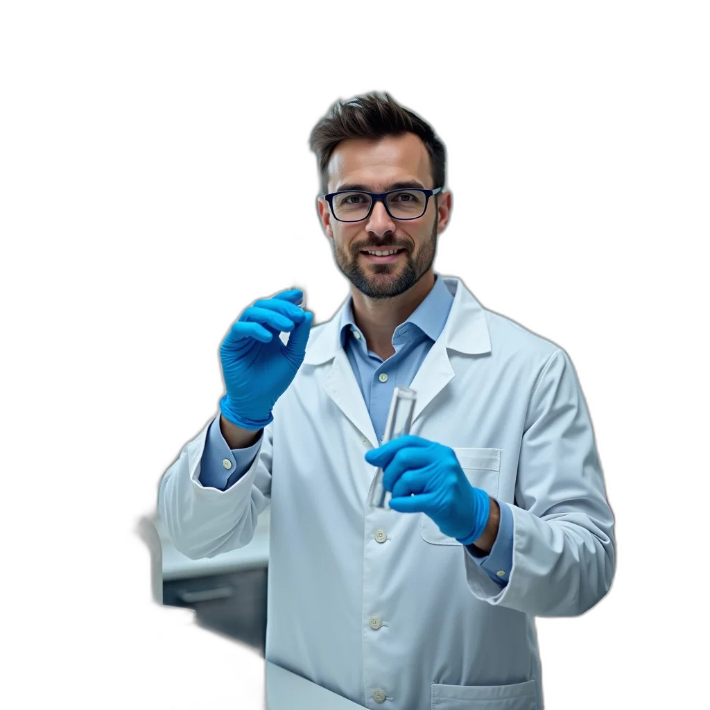 staff, jacket, man, white transparent PNG cut-out