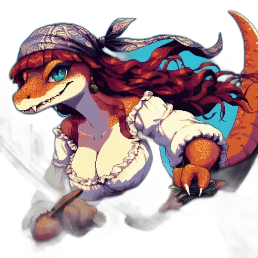 dragon, hat, creature, staff transparent PNG cut-out
