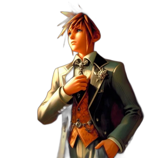 jacket, staff, sword, weapon transparent PNG cut-out