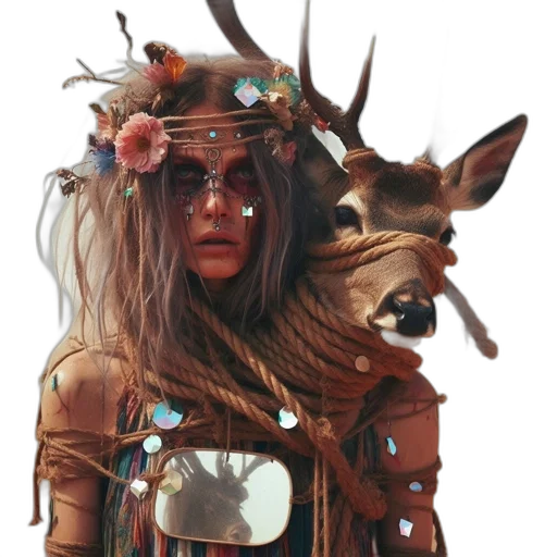 mask, crown, creature, jewelry transparent PNG cut-out