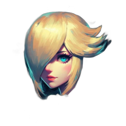 face, mask, hair, crown transparent PNG cut-out
