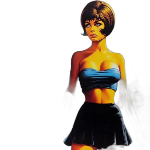 dress, comic book art, concept art, photorealistic transparent PNG cut-out