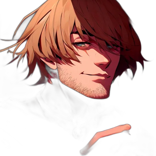 face, hair, mask, creature transparent PNG cut-out
