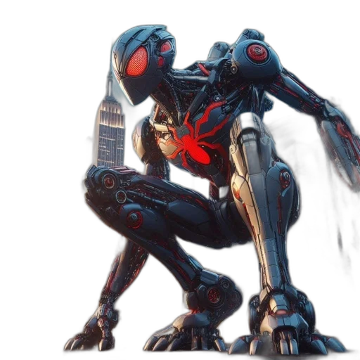 robot, weapon, creature, concept art transparent PNG cut-out