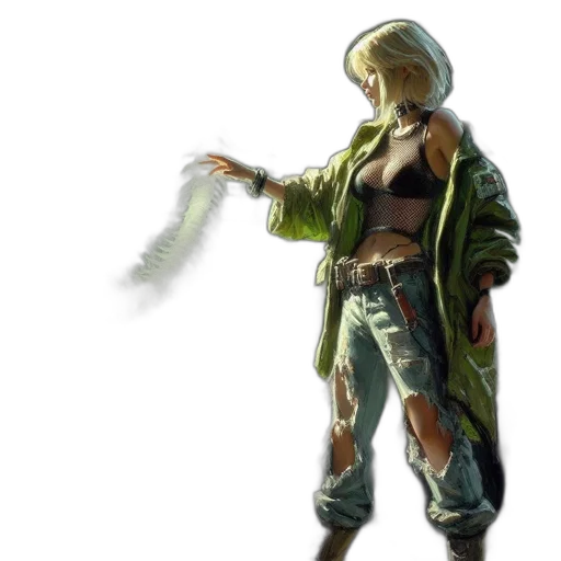 jacket, weapon, staff, sword transparent PNG cut-out