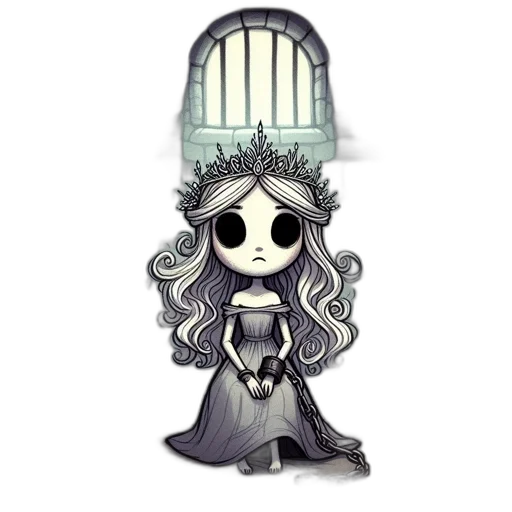 crown, dress, hat, fantasy art transparent PNG cut-out