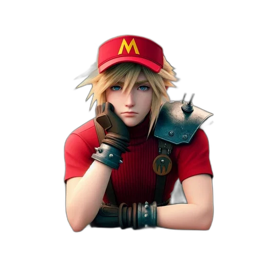 hat, staff, weapon, face transparent PNG cut-out