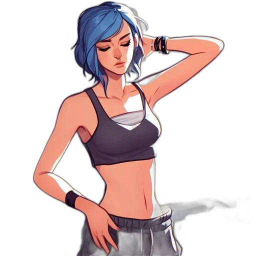 concept art, pixel art, cyberpunk, comic book art transparent PNG cut-out