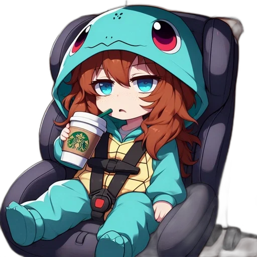 hat, robot, dragon, staff transparent PNG cut-out